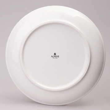 Тарелка обеденная "FLOWER STORY" 26*3 см (кор=16шт.) AGNESS 358-2171-2