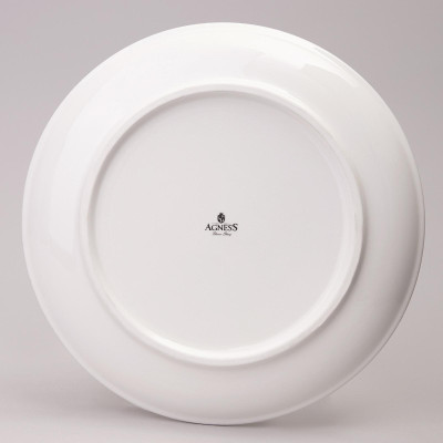 Тарелка обеденная "FLOWER STORY" 26*3 см (кор=16шт.) AGNESS 358-2171-2