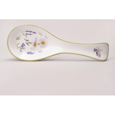 Подставка под ложку "FLOWER STORY" 25*9*2,5 см (кор=48шт.) AGNESS 358-2177