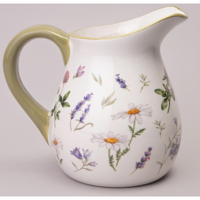 Кувшин "FLOWER STORY" 18*13*16,5 см 1150 мл (кор=16шт.) AGNESS 358-2179-1