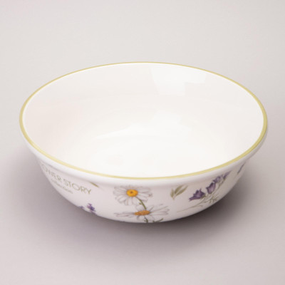 Салатник "FLOWER STORY" 21,5*7,5 см 1350 мл (кор=8шт.) AGNESS 358-2182-6