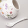 Солонка с ложкой "FLOWER STORY" 9,5*10 см 170 мл (кор=48шт.) AGNESS 358-2183