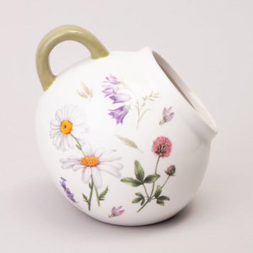 Солонка с ложкой "FLOWER STORY" 9,5*10 см 170 мл (кор=48шт.) AGNESS 358-2183-3