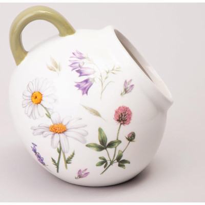 Солонка с ложкой "FLOWER STORY" 9,5*10 см 170 мл (кор=48шт.) AGNESS 358-2183-3