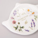 Подставка под чайный пакетик "FLOWER STORY" 12*8,5*1,5 см (кор=144шт.) AGNESS 358-2184