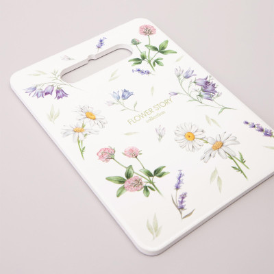 Подставка под горячее "FLOWER STORY" 20*15 *1 см (кор=36шт.) AGNESS 358-2188-2