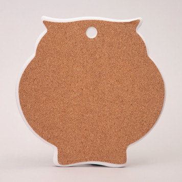 Подставка под горячее "FLOWER STORY" 16*16*1 см (кор=48шт.) AGNESS 358-2189-4