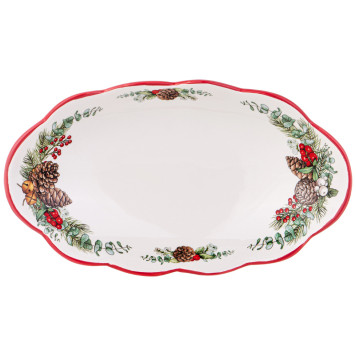 Блюдо "CELEBRATION" 30,7*17,7*6 см (кор=18шт.) AGNESS 358-2260-1
