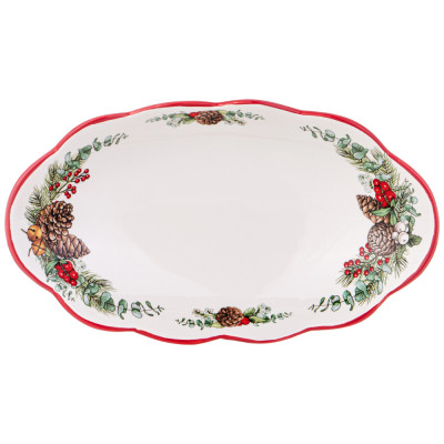 Блюдо "CELEBRATION" 30,7*17,7*6 см (кор=18шт.) AGNESS 358-2260-1