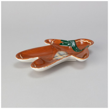 Тарелка закусочная “ПРЯНИЧНЫЙ ДОМИК" 20,8*15,5*2,8 см (кор=24шт.) AGNESS 358-2274-1