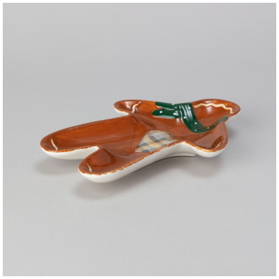 Тарелка закусочная “ПРЯНИЧНЫЙ ДОМИК" 20,8*15,5*2,8 см (кор=24шт.) AGNESS 358-2274-1