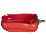 Блюдо для запекания "ПЕРЕЦ" 500 мл. 21*12,5 см. высота=6 см. коллекция "IL RACCOLTO" (кор=18шт.) AGNESS 490-318