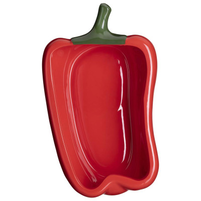 Блюдо для запекания "ПЕРЕЦ" 500 мл. 21*12,5 см. высота=6 см. коллекция "IL RACCOLTO" (кор=18шт.) AGNESS 490-318-1