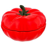 Блюдо для запекания с крышкой "ТОМАТ" 500 мл. 16*16*11 см. коллекция "IL RACCOLTO" (кор=18шт.) AGNESS 490-336