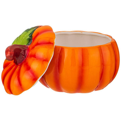 Блюдо для запекания с крышкой "ТЫКВА" 1000 мл. 16*16*14,5 см. коллекция "IL RACCOLTO" (кор=18шт.) AGNESS 490-425-1