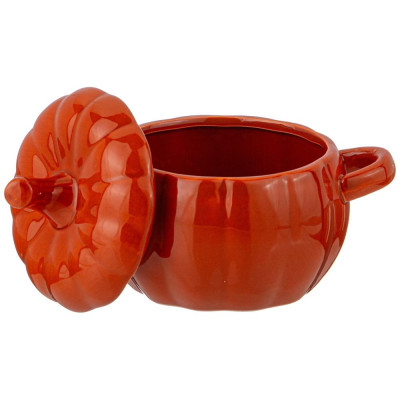 Блюдо для запекания с крышкой "ТЫКВА" 600 мл. 17,3*13*12,7 см. коллекция "IL RACCOLTO" AGNESS 490-468-1