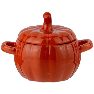 Блюдо для запекания с крышкой "ТЫКВА" 600 мл. 17,3*13*12,7 см. коллекция "IL RACCOLTO" AGNESS 490-468