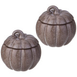 Набор горшочков для запекания с крышкой "ТЫКВА" из 2-х шт. по 250 мл AGNESS 490-473