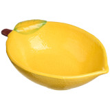 Блюдо для запекания "ЛИМОН", 550 мл, 22*15 см. высота=6 см AGNESS 490-474