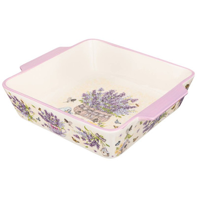 Блюдо для запекания "ЛАВАНДА" квадрат 3,1 л 29,5*25*7 см AGNESS 536-249