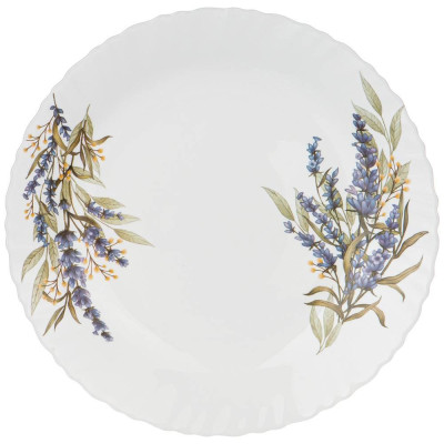 Тарелка обеденная LAVENDER FIELD 25см (мал. уп. = 6 шт.) AGNESS 598-054