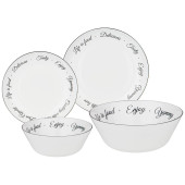 Набор столовый BON APPETIT 19пр: 24см/21,5см/15см/19см AGNESS 598-071