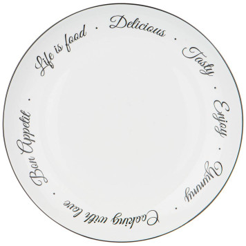 Тарелка обеденная BON APPETIT 24см (мал. уп. = 6 шт.) AGNESS 598-072