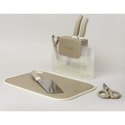 Набор кухонных предметов 7шт цвет серый AGNESS 671-030-2