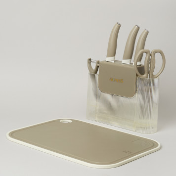 Набор кухонных предметов 7шт цвет серый AGNESS 671-030-3