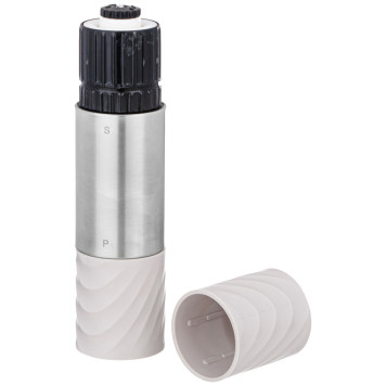 Мельница для соли и перца серая 2 в 1 AGNESS 671-114-1