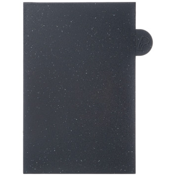 Набор из 10пр: 5 ножей, 4 доски и подставка, цвет: черный мрамор AGNESS 671-203-4