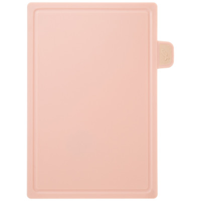 Набор из 4 досок на подставке, цвет: розово-бежевый AGNESS 671-206-2