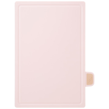 Набор из 4 досок на подставке, цвет: розово-бежевый AGNESS 671-206-5