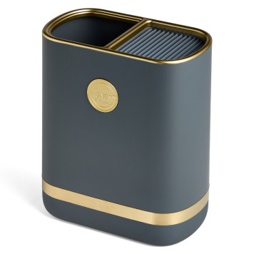 Набор из 11пр: 5 ножей, подставка, половник, ложка, лопатка, шумовка, ложка для спагетти AGNESS 671-222-3