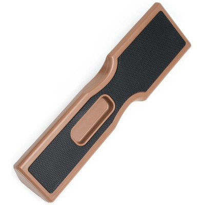 Набор из 11пр: 5 ножей, половник, лопатка, шумовка, подставка, ножеточка и ножницы, цвет: бежевый AGNESS 671-226-5