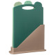 Набор разделочных досок из 3 шт+подставка 24*7.8*17cm цвет: зеленый AGNESS 671-508