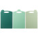 Набор разделочных досок из 3 шт+подставка 24*7.8*17cm цвет: зеленый AGNESS 671-508