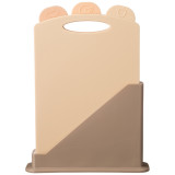 Набор разделочных досок из 3 шт+подставка 24*7.8*17cm цвет: бежевый AGNESS 671-509