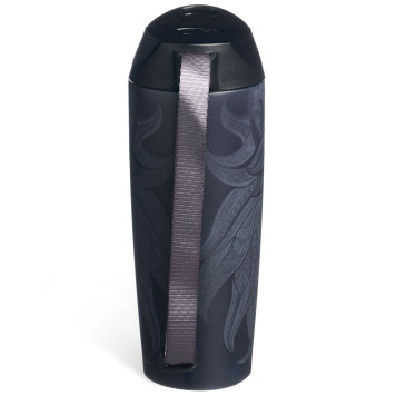 Термокружка " ЛЕВ" с кнопкой-стоппером, 360мл колба нерж.сталь 18/10 AGNESS 709-086-1