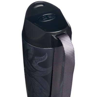 Термокружка " ЛЕВ" с кнопкой-стоппером, 360мл колба нерж.сталь 18/10 AGNESS 709-086-2