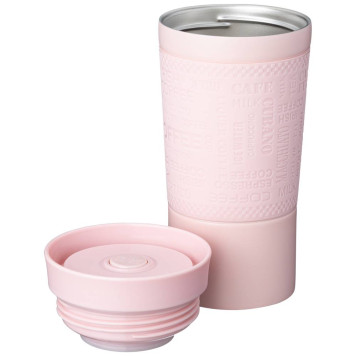 Термокружка " ТЮДОР" с кнопкой-стоппером и с доступом 360с, 380мл, колба нерж.сталь 18/10 AGNESS 709-093-1