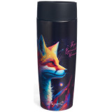 Термокружка "ЛИСА" 360мл, колба нерж.сталь 18/10 AGNESS 709-110