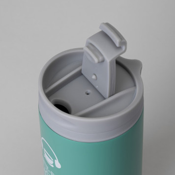 Термокружка "HAPPINESS" 450мл, колба нерж.сталь 18/10 AGNESS 709-113-2