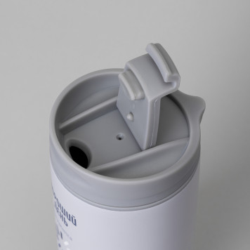 Термокружка "ХОРОШИЙ ДЕНЬ" 450мл, колба нерж.сталь 18/10 AGNESS 709-114-2