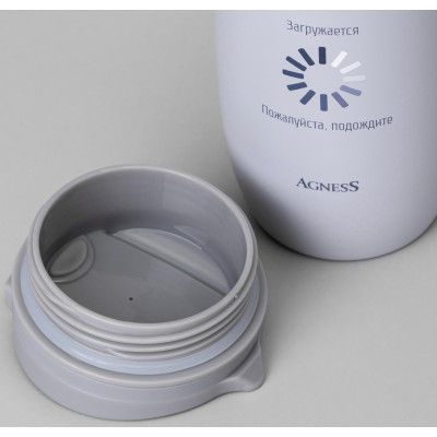 Термокружка "ХОРОШИЙ ДЕНЬ" 450мл, колба нерж.сталь 18/10 AGNESS 709-114-3