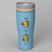 Термокружка "ЁЖ" 360мл, колба нерж.сталь 18/10 AGNESS 709-117