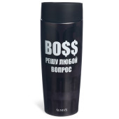 Термокружка "BOSS" 360мл, колба нерж.сталь 18/10 AGNESS 709-119