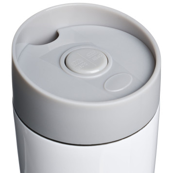 Термокружка " ОСОБЕННАЯ" 360мл, колба нерж.сталь 18/10 AGNESS 709-122-1