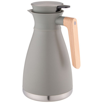 Вакуумный кувшин (термос) из нерж.стали 1,5л цвет серебро AGNESS 734-111-2