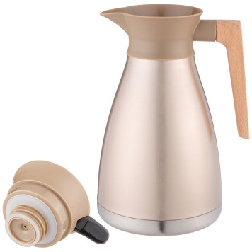 Вакуумный кувшин (термос) из нерж.стали 1,5л цвет бронзовый AGNESS 734-112-1